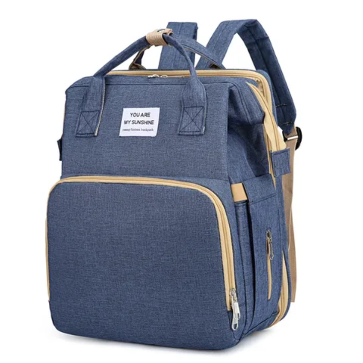 Sac à Langer 3-en-1 avec Lit Bébé Portable