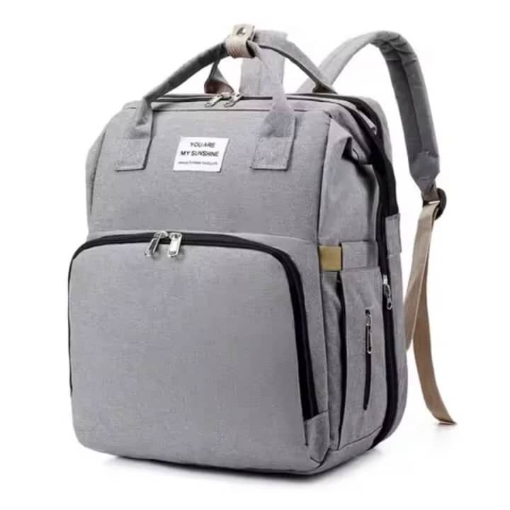 Sac à Langer 3-en-1 avec Lit Bébé Portable